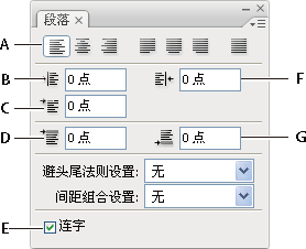 ps軟件在調(diào)板中設置段落屬性