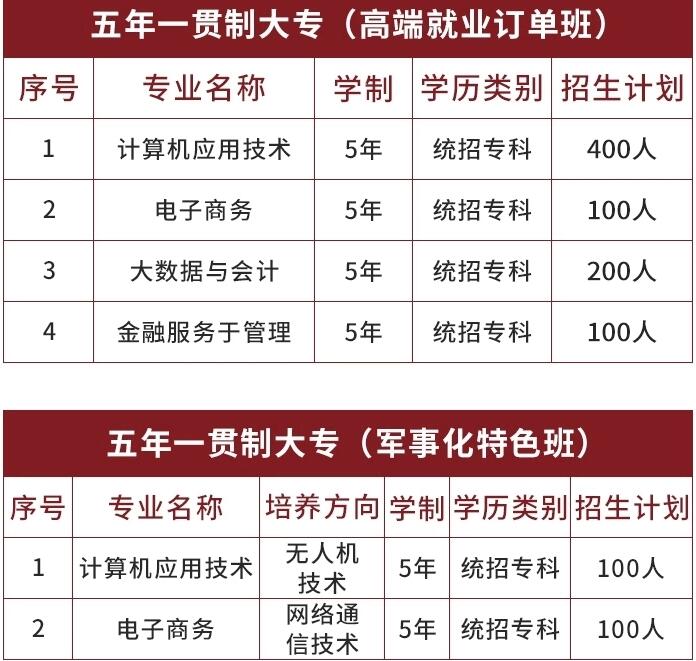 鄭州公辦五年一貫制中專升大專學(xué)校有哪些？